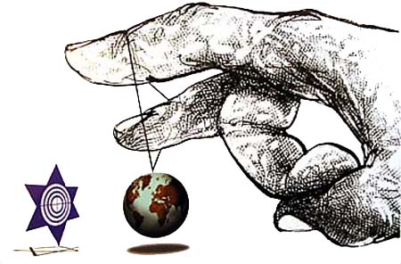 Ilustração Foreign Policy Magazine, edição Novembro/Dezembro de 2003 – The New Face of Anti-Semitism