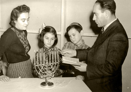 Primeira noite de Hanuká