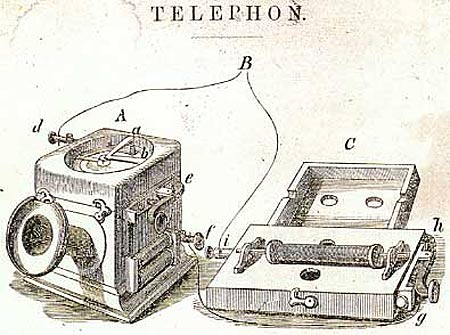 o Telefone de Johann Philipp Reis